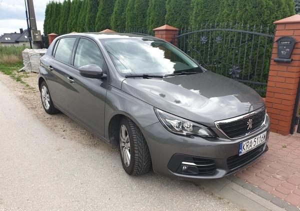 Peugeot 308 cena 53000 przebieg: 59200, rok produkcji 2018 z Kowal małe 67